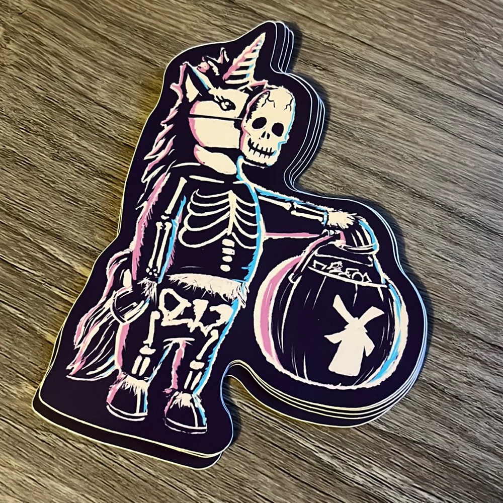 Unicorn Dutch bros sticker